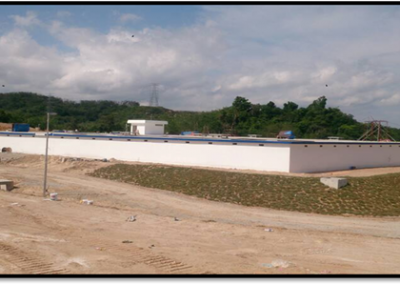 View external reservoir At Alor Gajah Melaka for Project PAAB